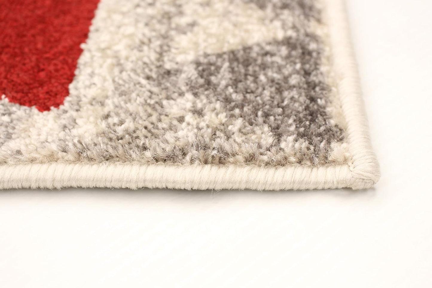 Bohemian Rug Classic 4x6 Beige and Red Area Carpet