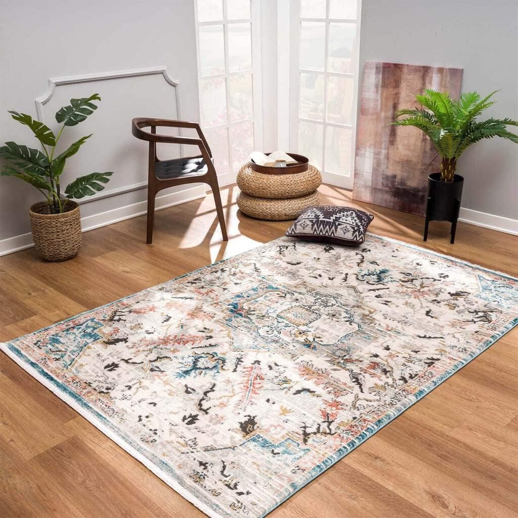 Persian Rug Tridational Living Room Kitchen and Bedroom Area Rug