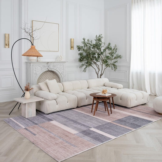 Modern Geometric Area Rug Modern Living Room Kitchen and Bedroom Rug