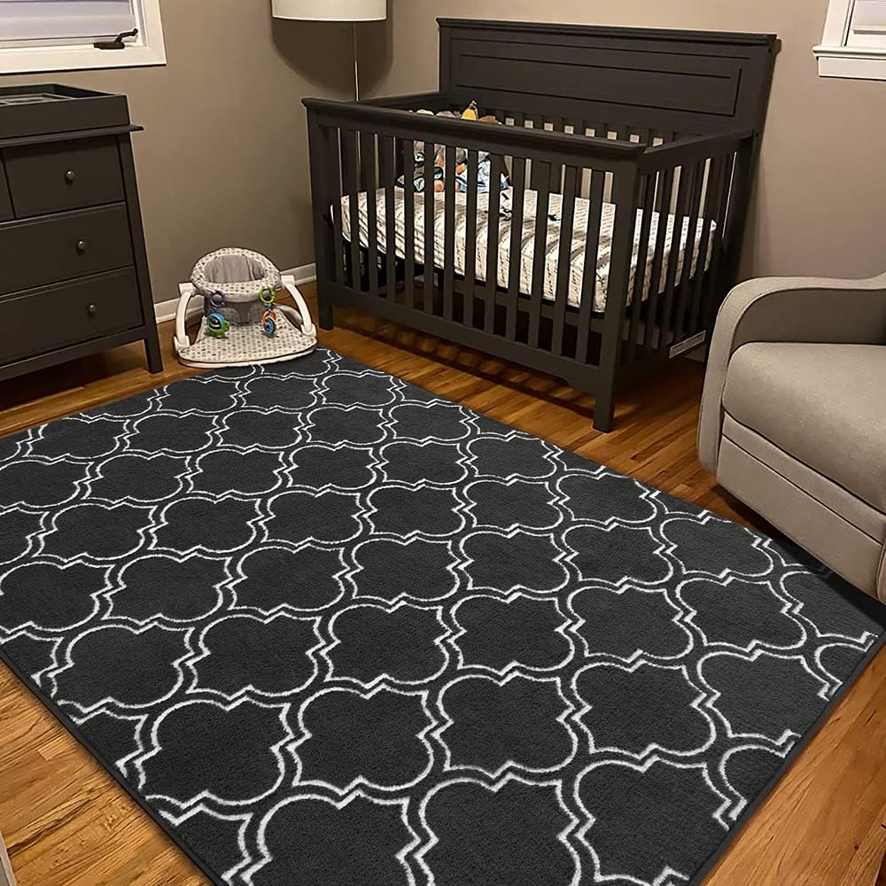 Black And White Area Rug