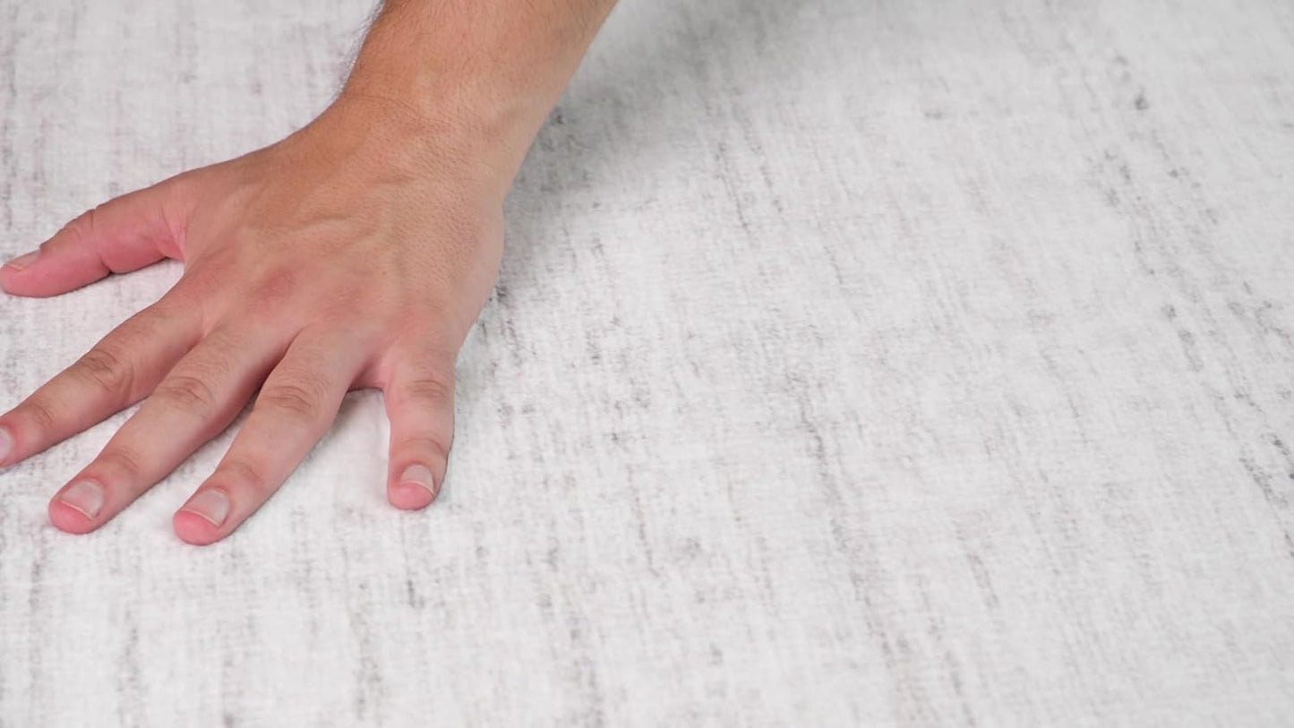 Artist Collection - Area Rug Modern Abstract Grey Living Room Bedroom Dining Room Rug - brch-00102