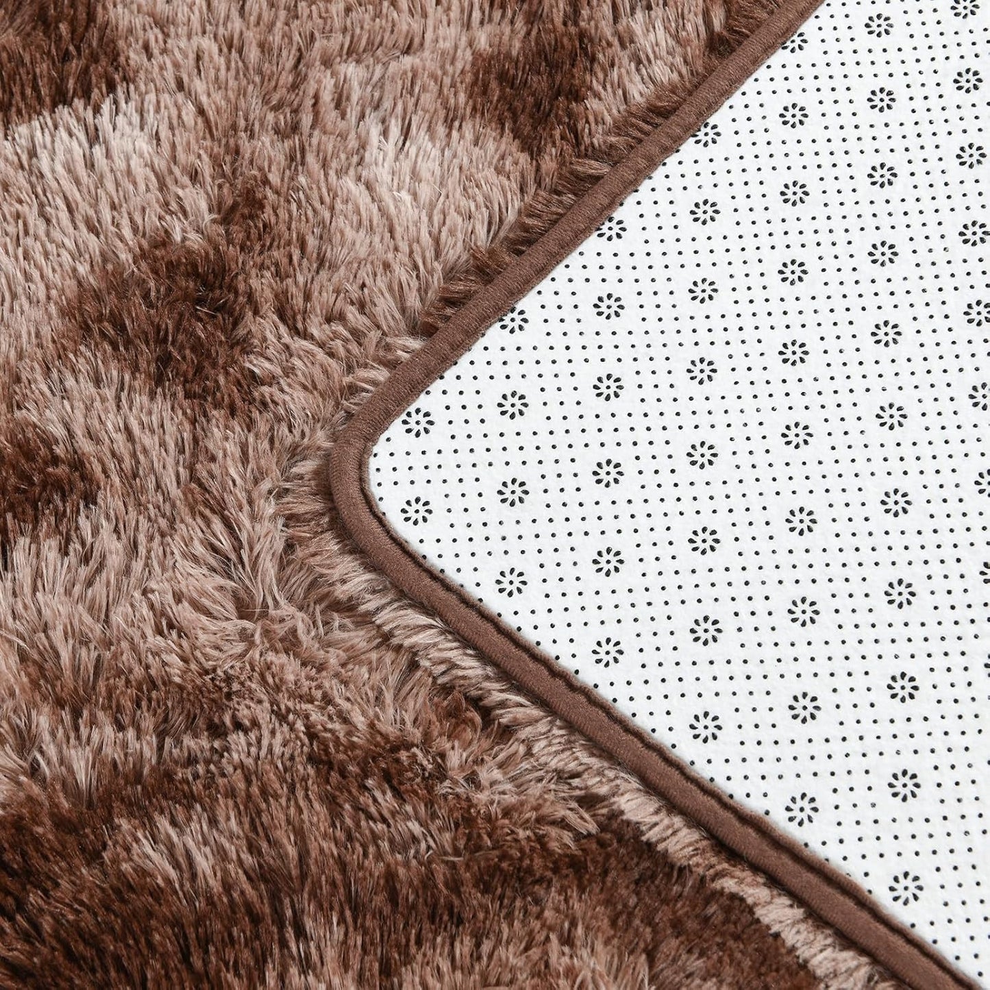 Cloud Brown Shag Rug, Modern Soft Area Rug - rgc005