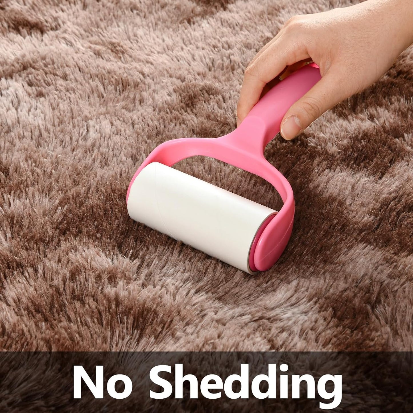 Cloud Brown Shag Rug, Modern Soft Area Rug - rgc005