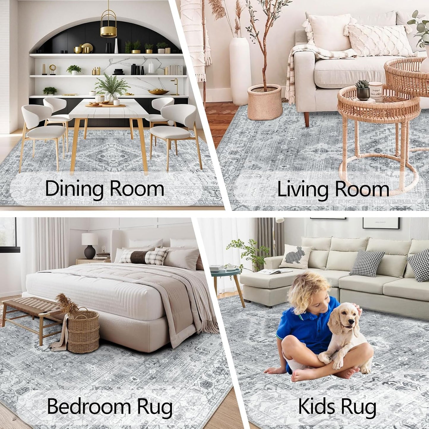 Persian Rug Living Room and Bedroom