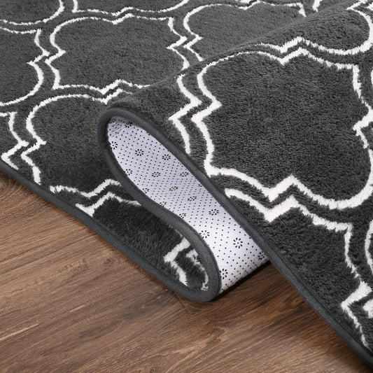 Black And White Area Rug