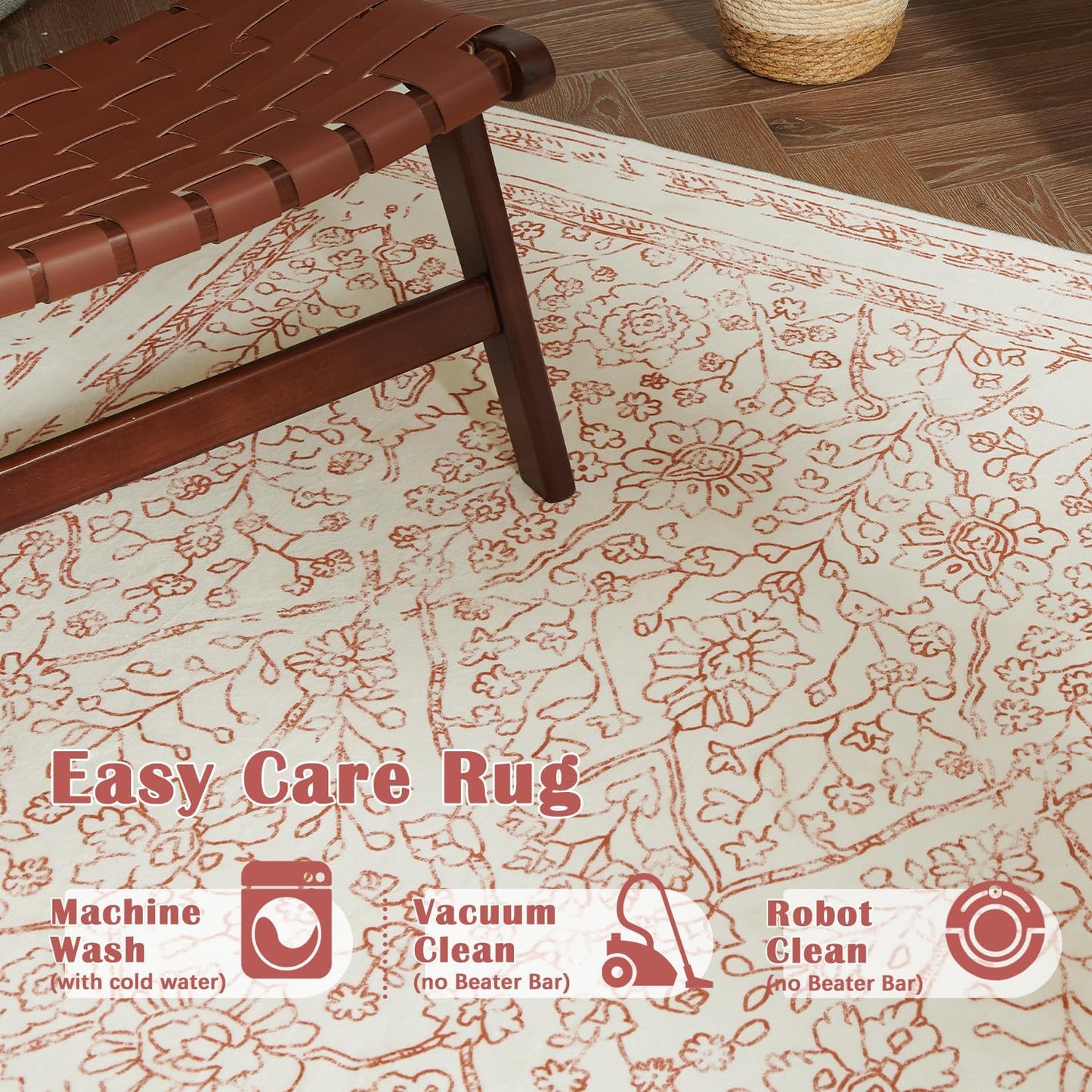 Vintage Rug Living Room and Bedroom