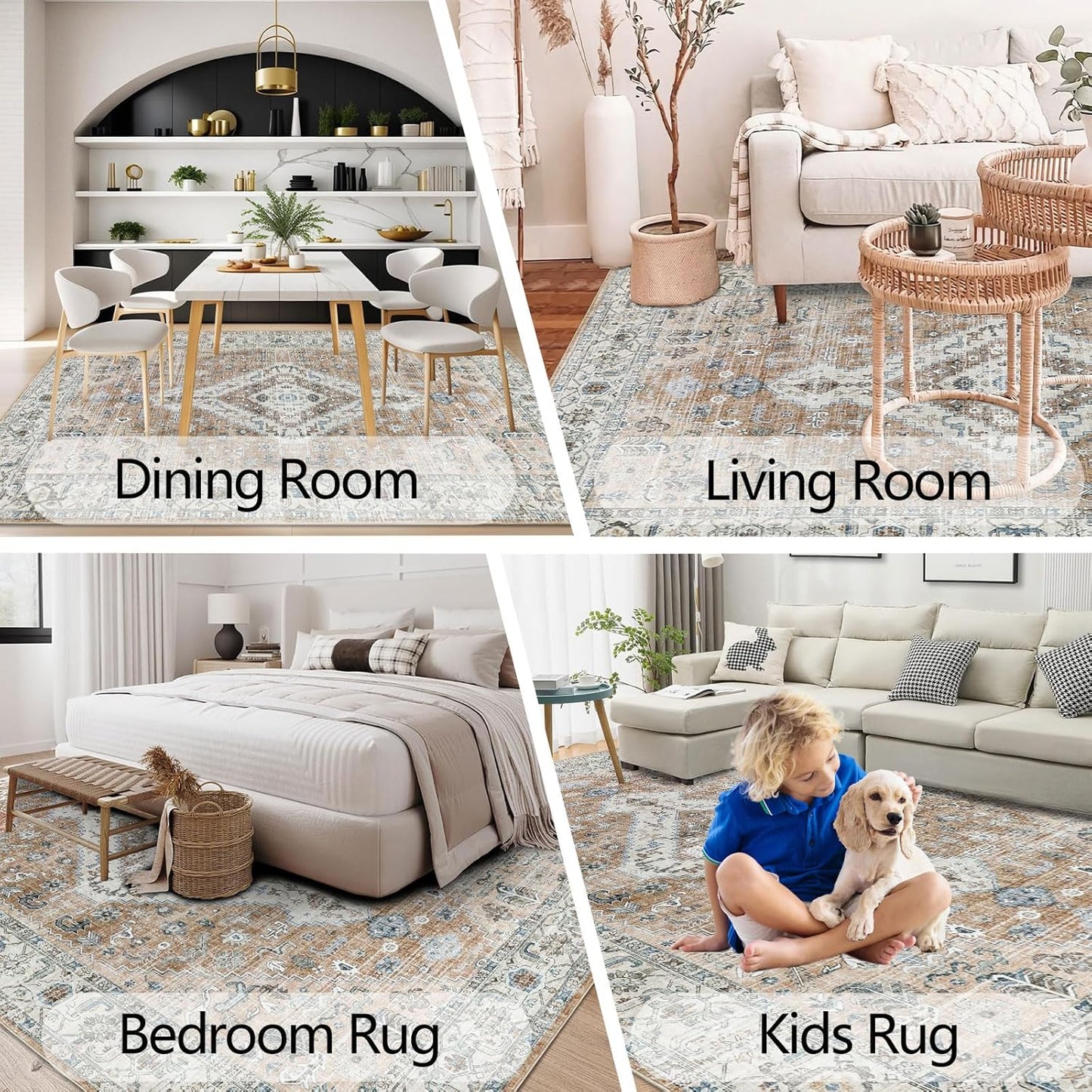 Persian Rug Living Room and Bedroom