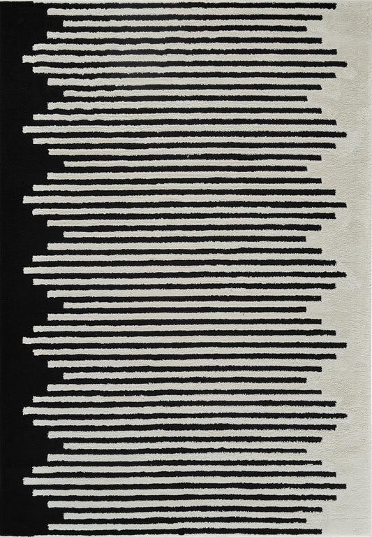 Boho Rug 4x6 High Quality Black and White Area Rug