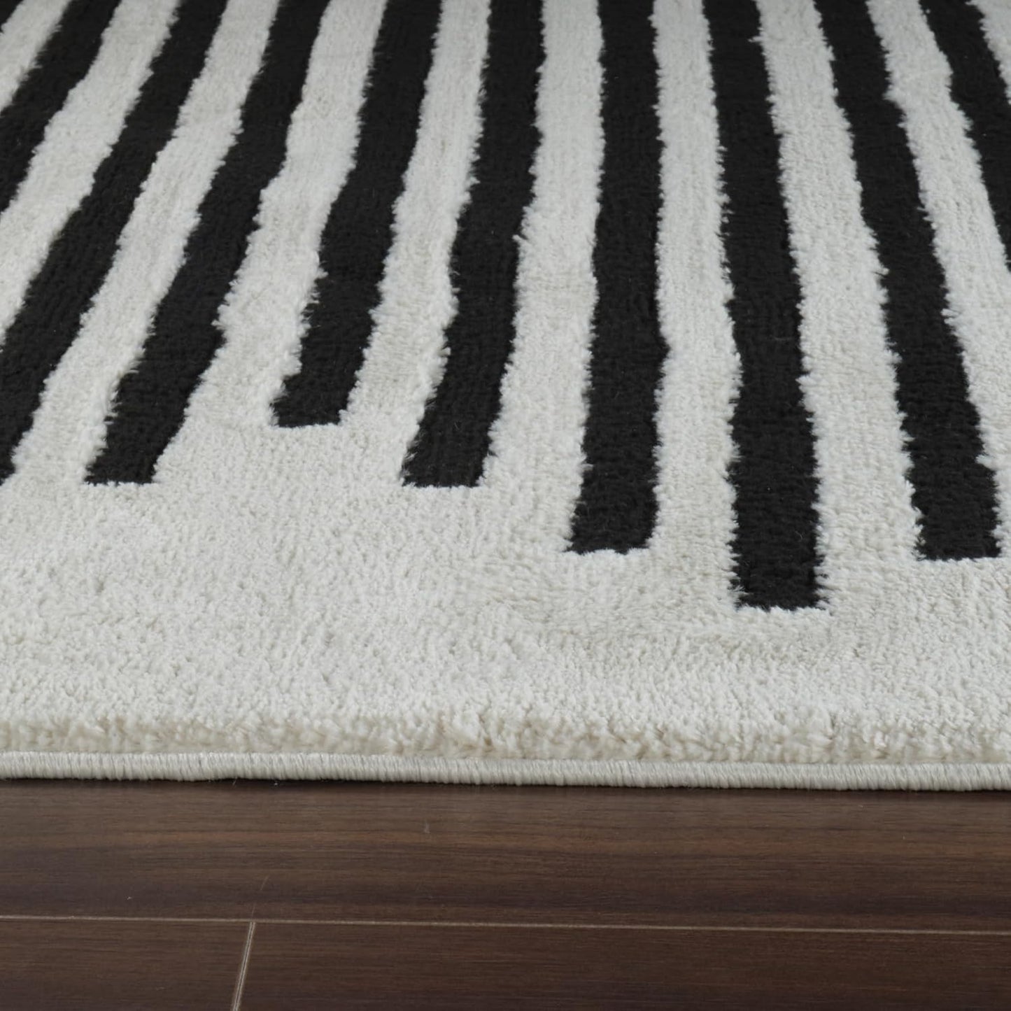 Boho Rug 4x6 High Quality Black and White Area Rug