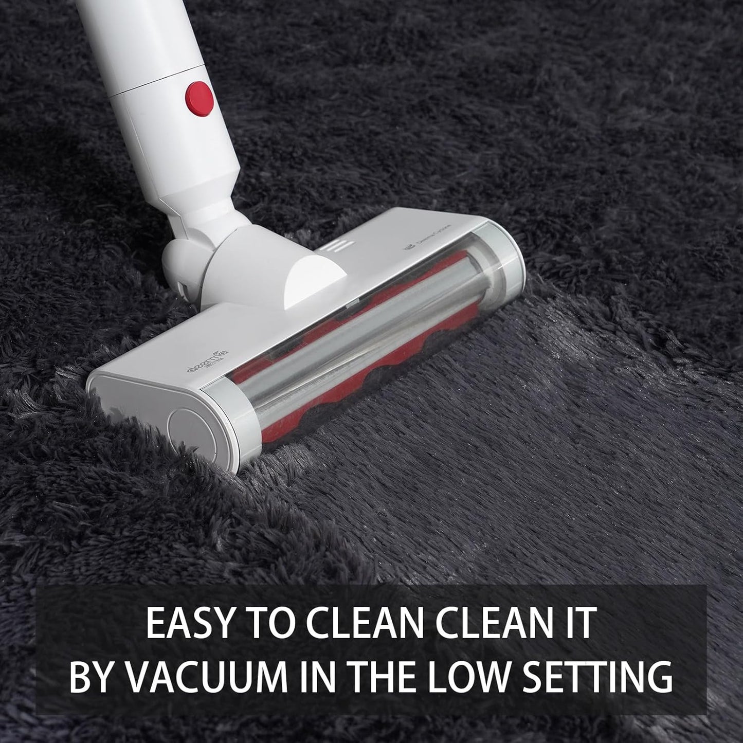 Shag Rug Large Size Cloud Night Grey Fluffy Machine Washable Area Rug