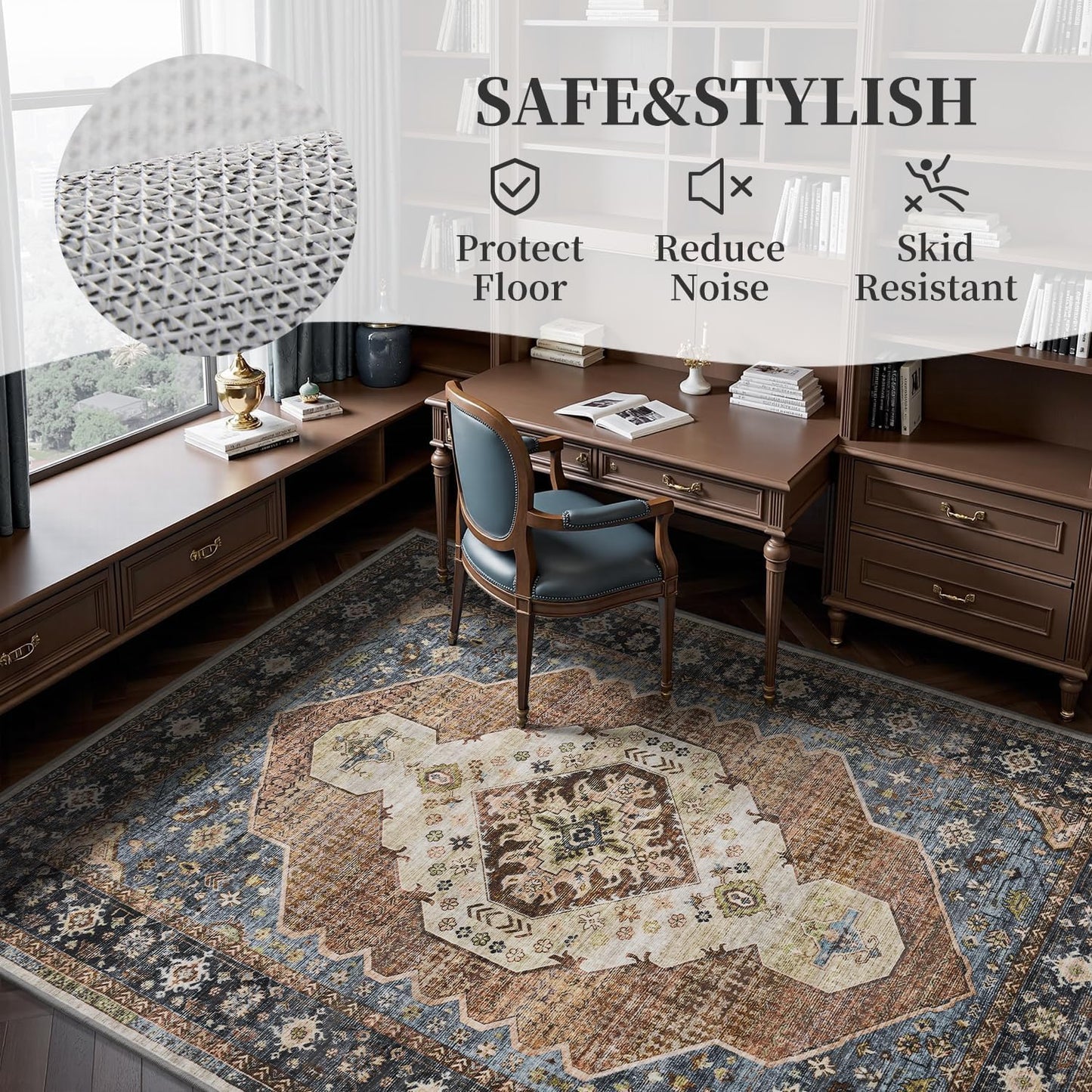 Persian Rug Living Room and Bedroom