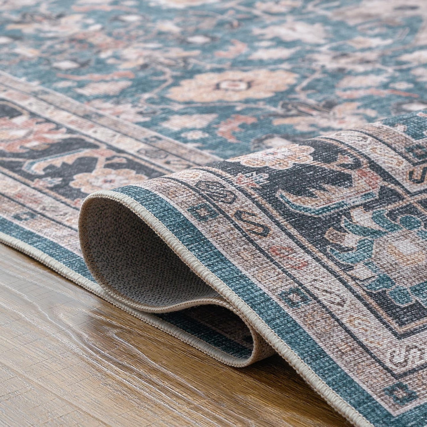 Vintage Blue Rug Living Room and Bedroom