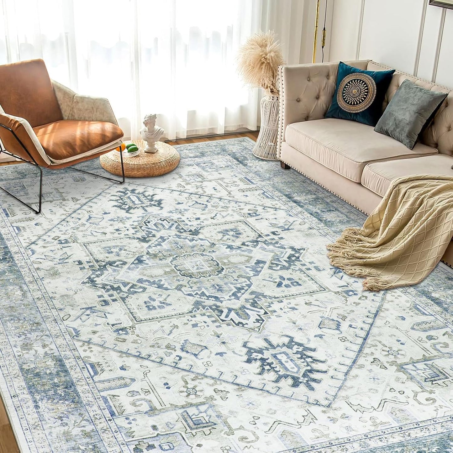 Persian Rug Living Room and Bedroom