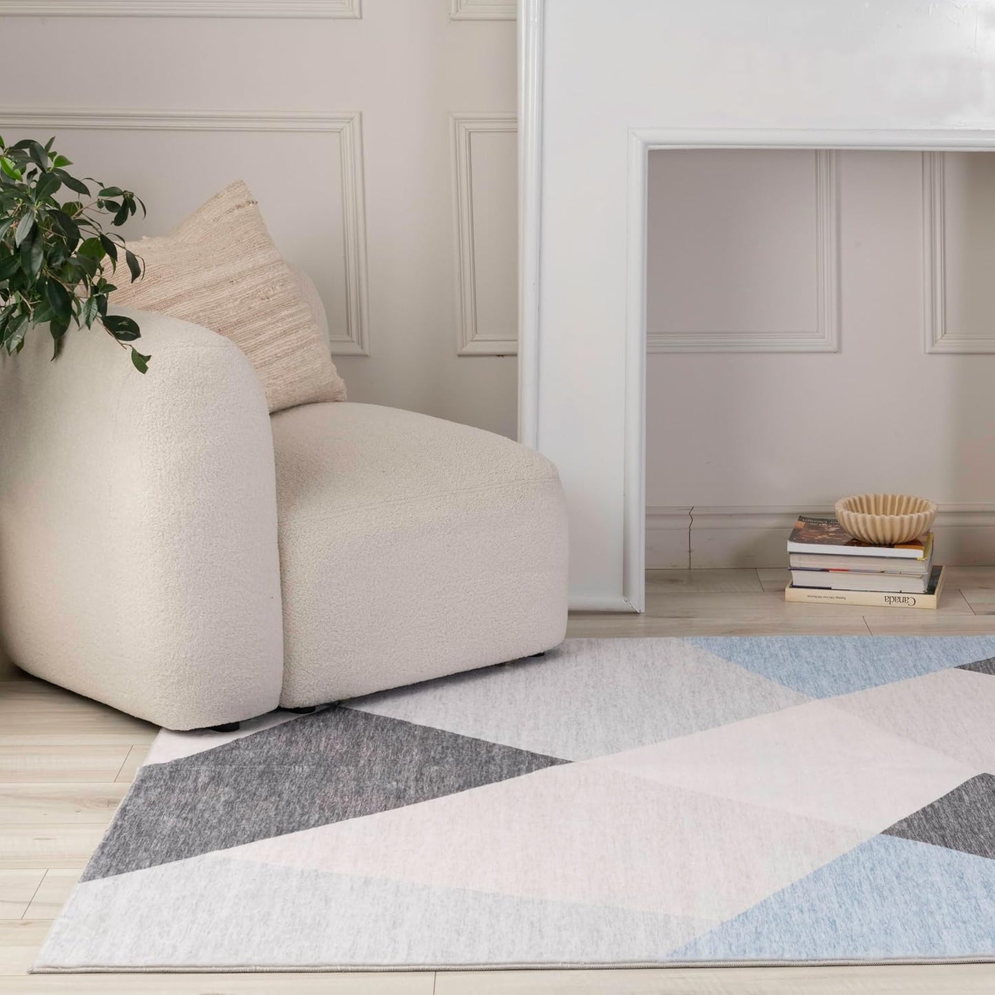 Modern Multicolor Area Rug Boho Modern Living Room Kitchen and Bedroom