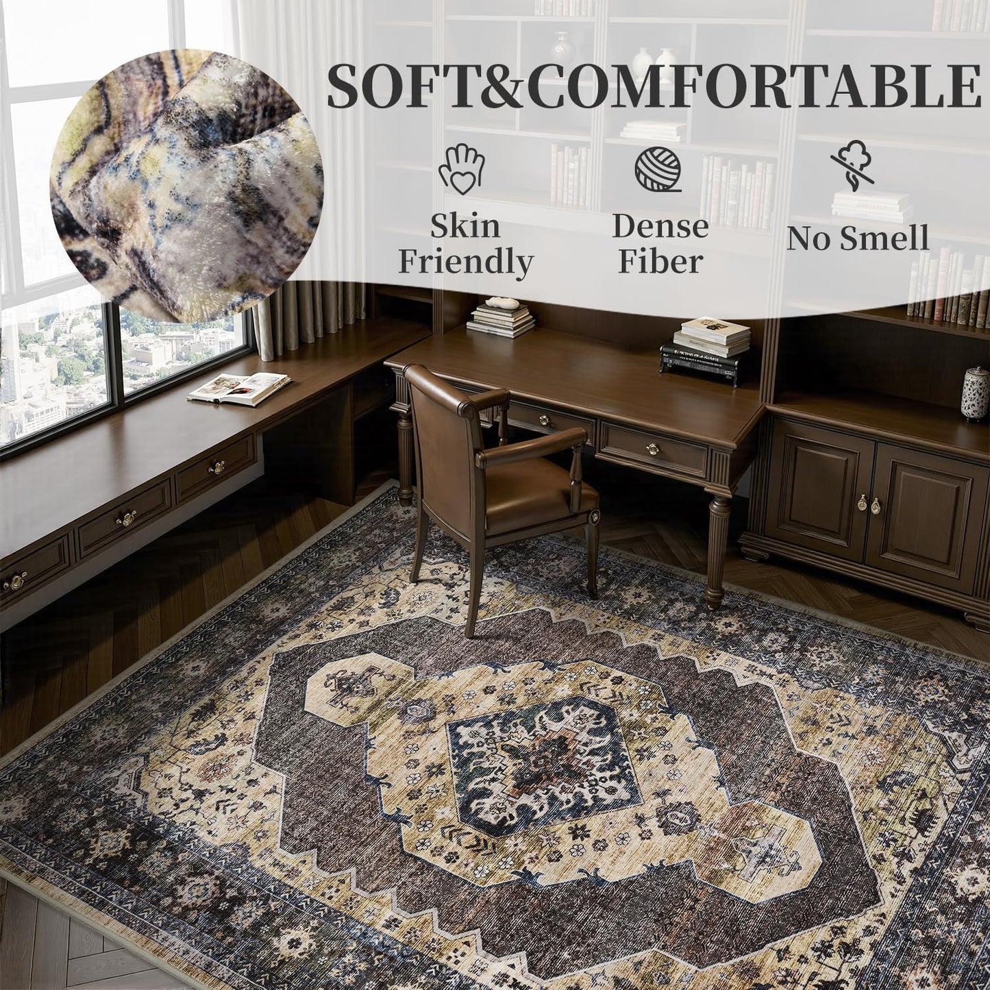 Persian Rug Living Room and Bedroom