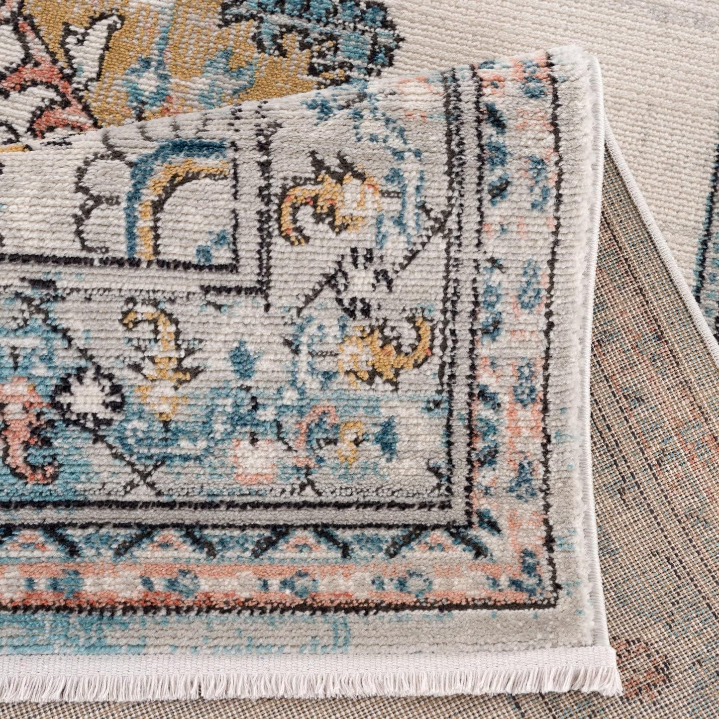 Persian Rug Traditional Patterned Multicolor Area Rug