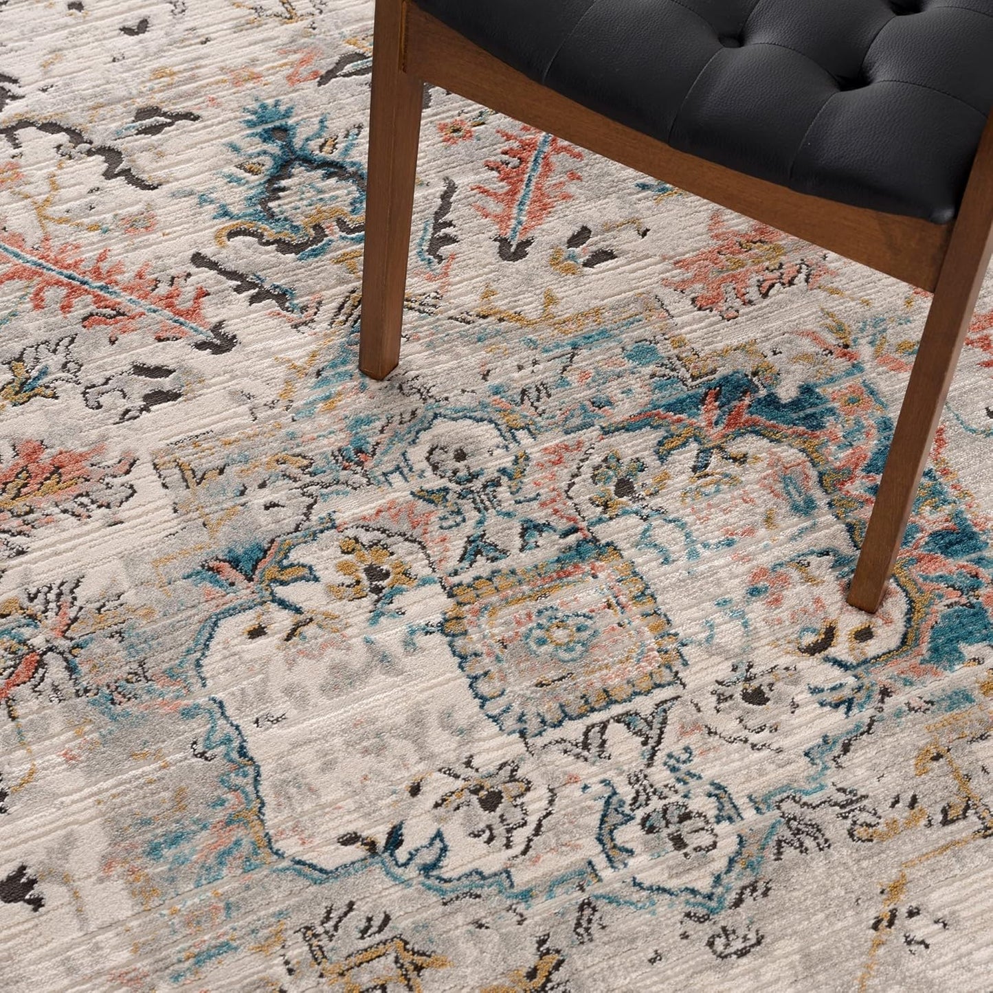Persian Rug Tridational Living Room Kitchen and Bedroom Area Rug