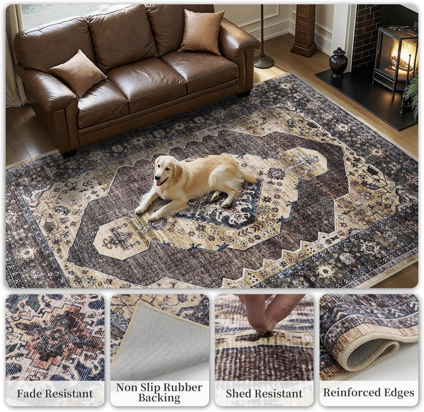 Persian Rug Living Room and Bedroom