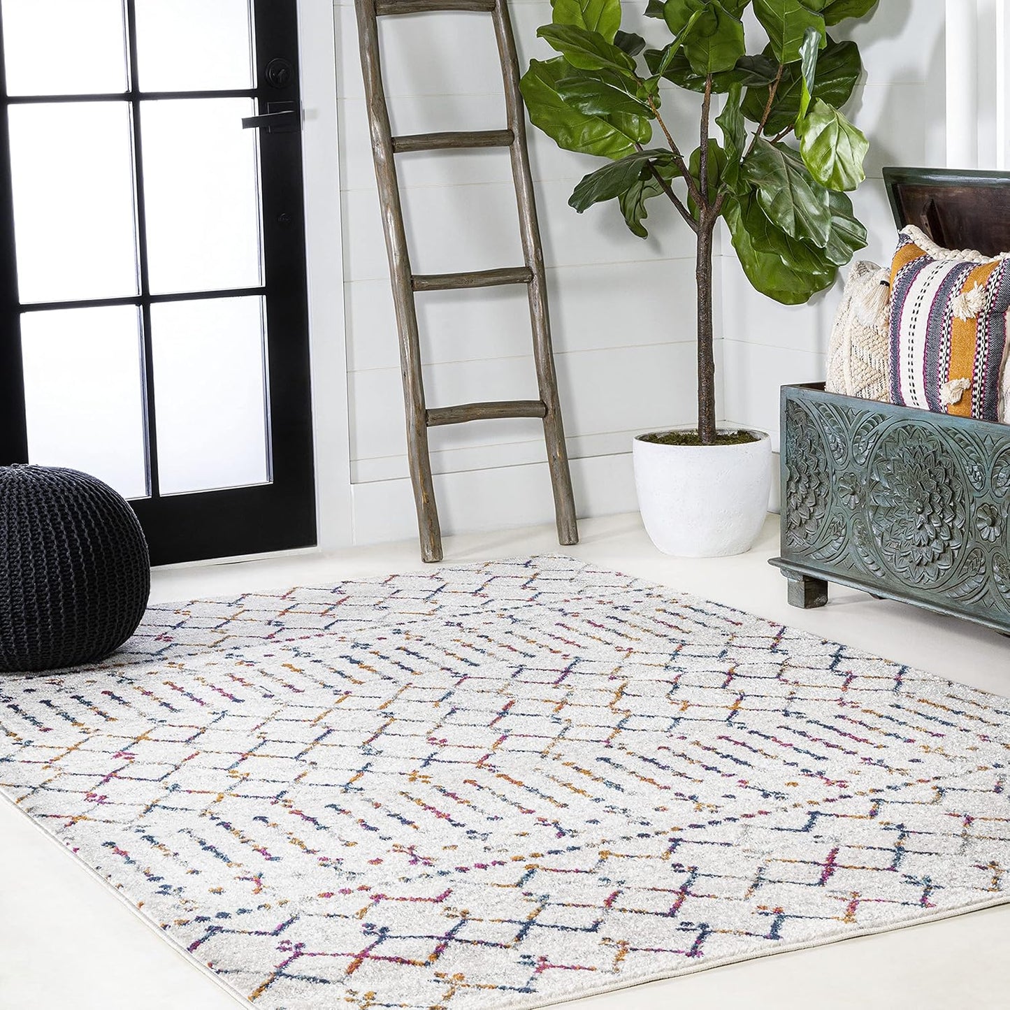 Bohemian Rug Classic 4x6 Beige and Colors Area Carpe