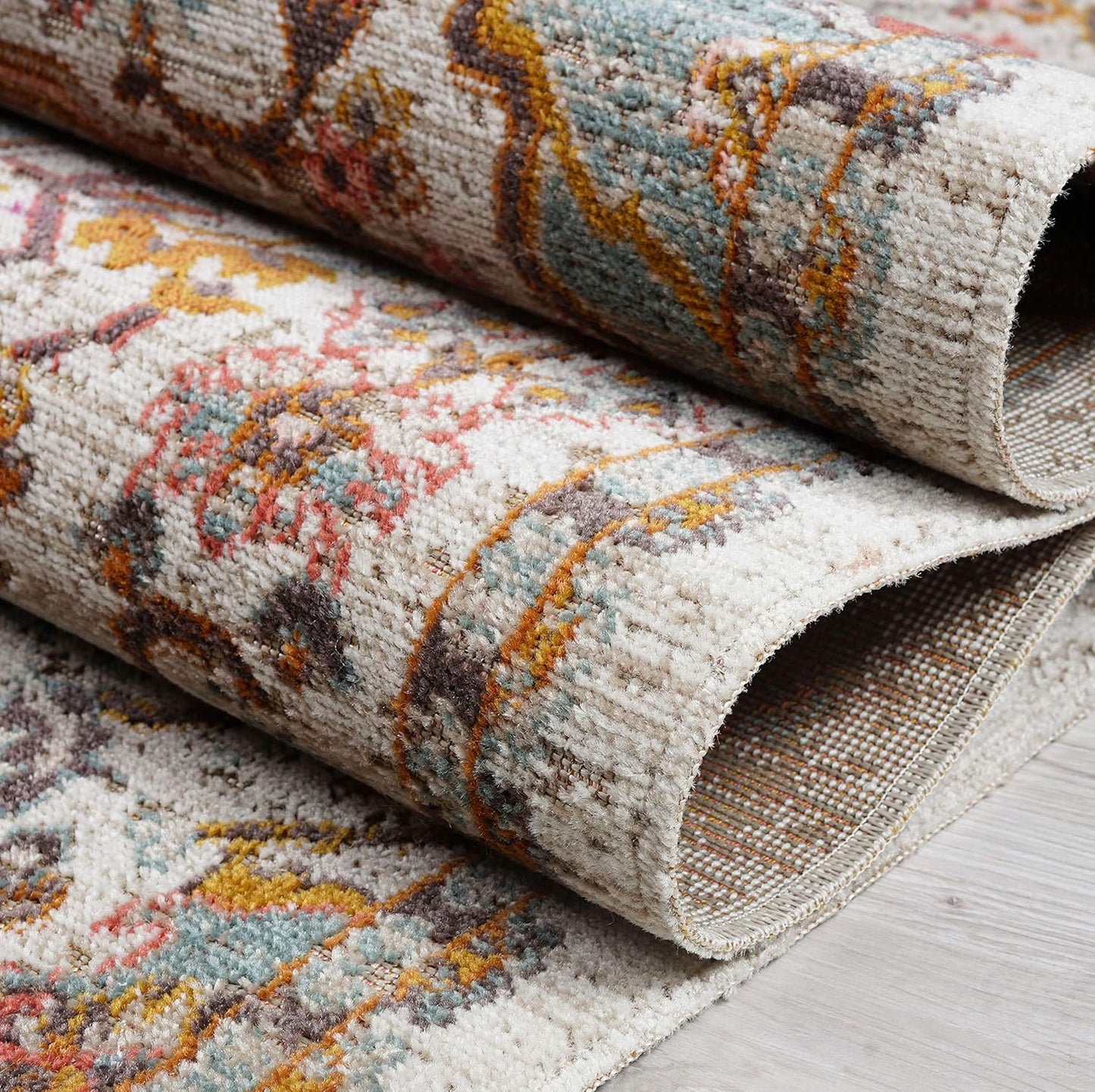 Turkish Rug Traditional Patterned Multicolor Area Rug Carpet