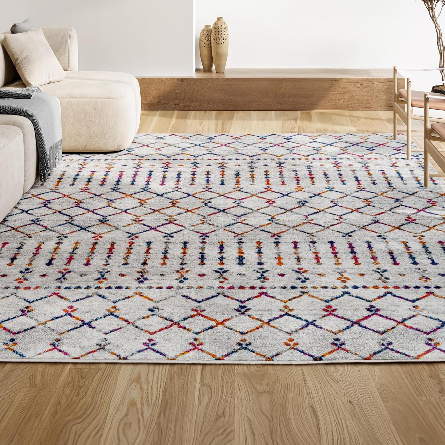 Bohemian Rug Classic 4x6 Beige and Colors Area Carpe