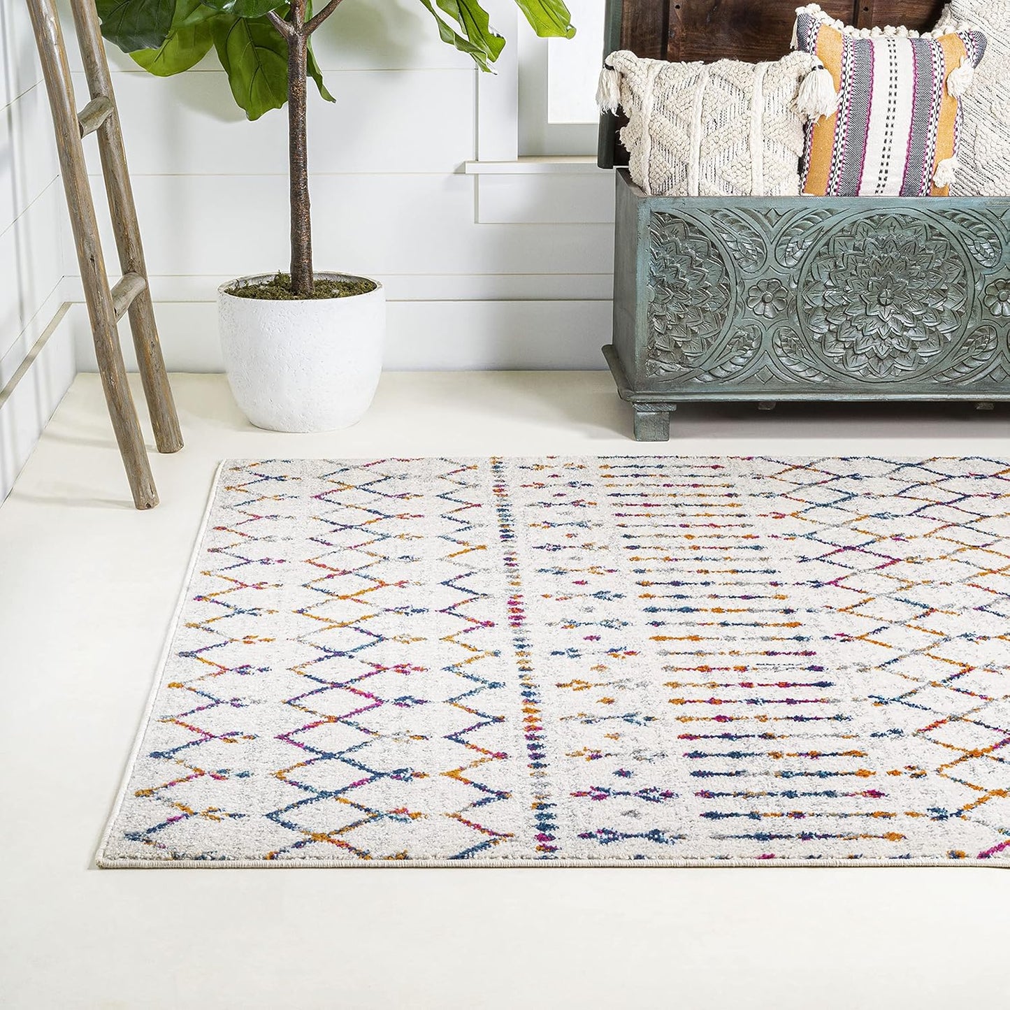 Bohemian Rug Classic 4x6 Beige and Colors Area Carpe
