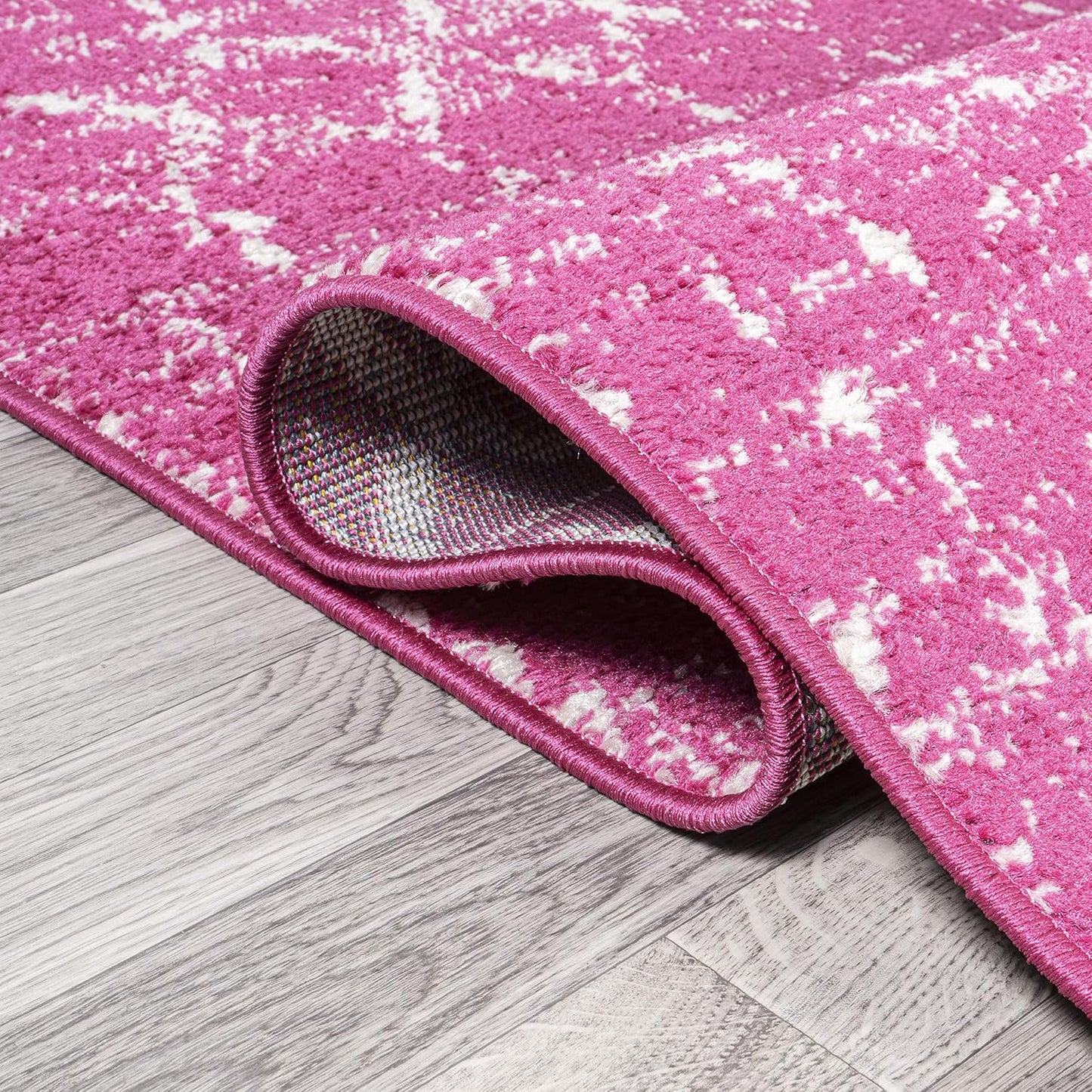 Bohemian Rug Classic 4x6 Pink and White Area Carpet
