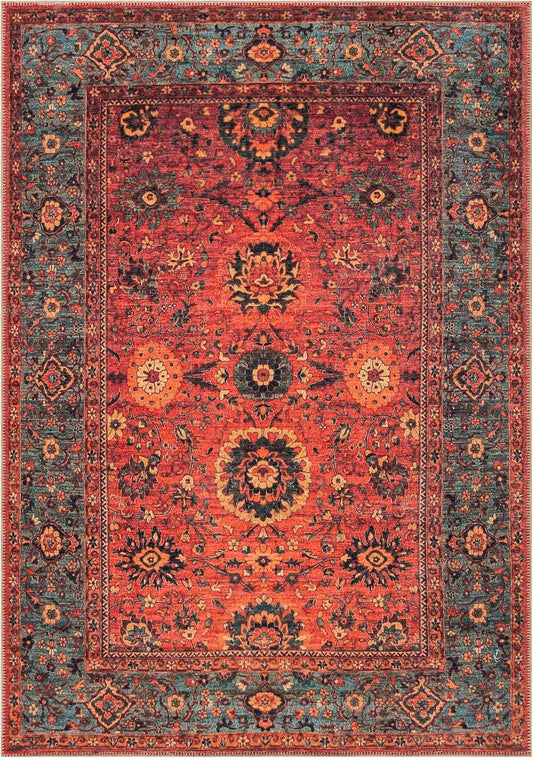 Turkish Rug Red Living Room  Kitchen and Bedroom