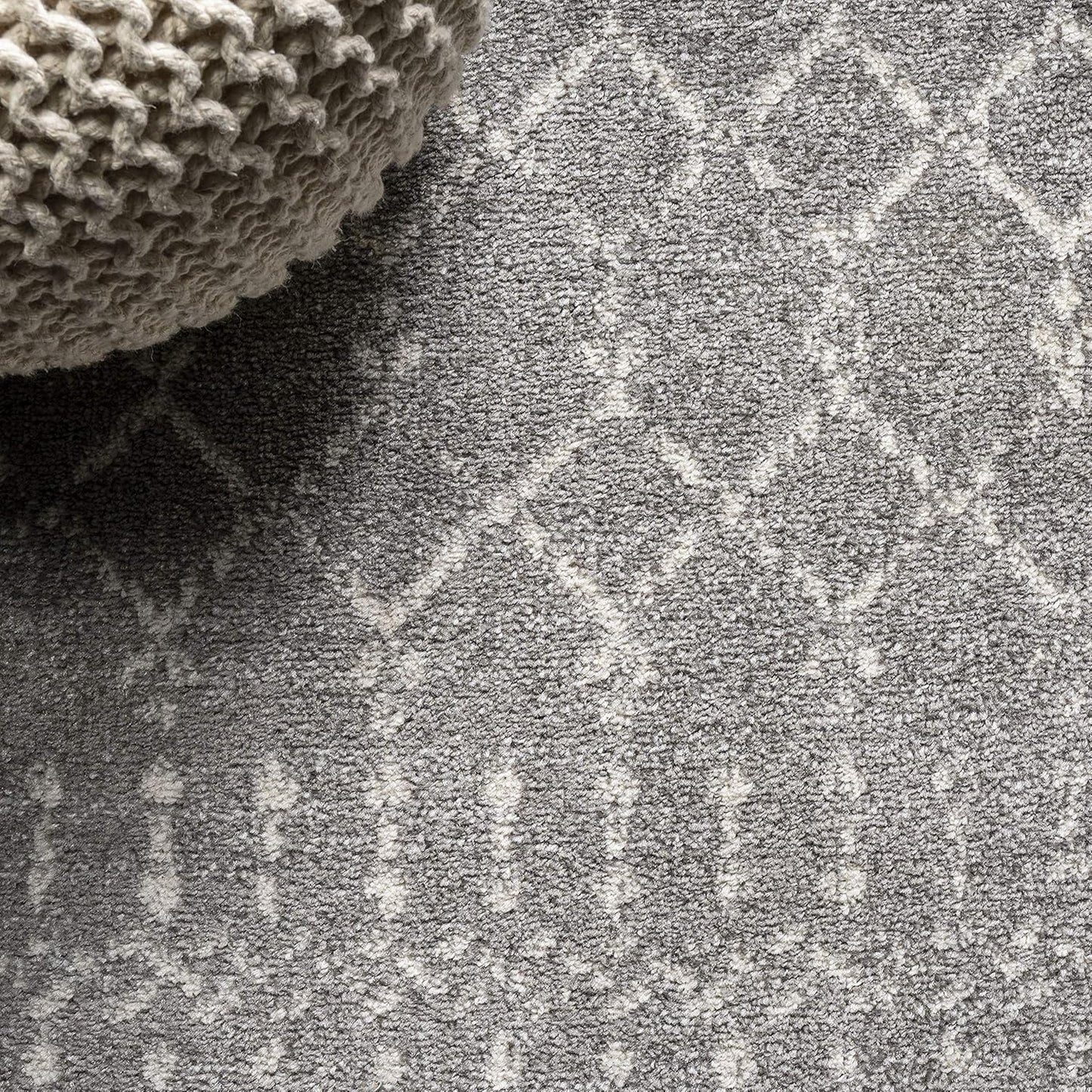 Bohemian Rug Classic 4x6 Grey and White Area Carpet