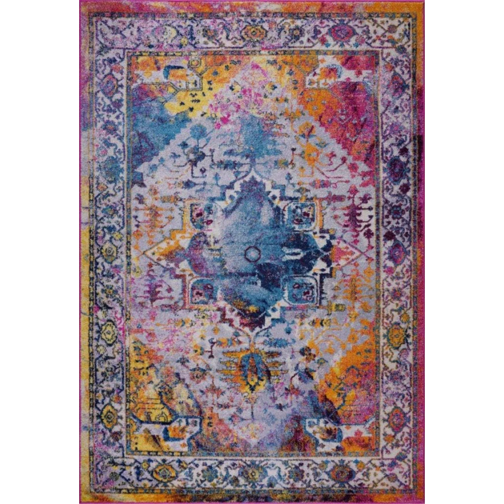 Joy Rug Collection Area Rug 5x7 Multicolor Patterned Area Carpet