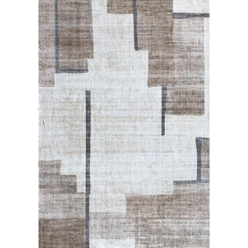 Modern Beige Cream Rug Boho Modern Living Room Kitchen and Bedroom