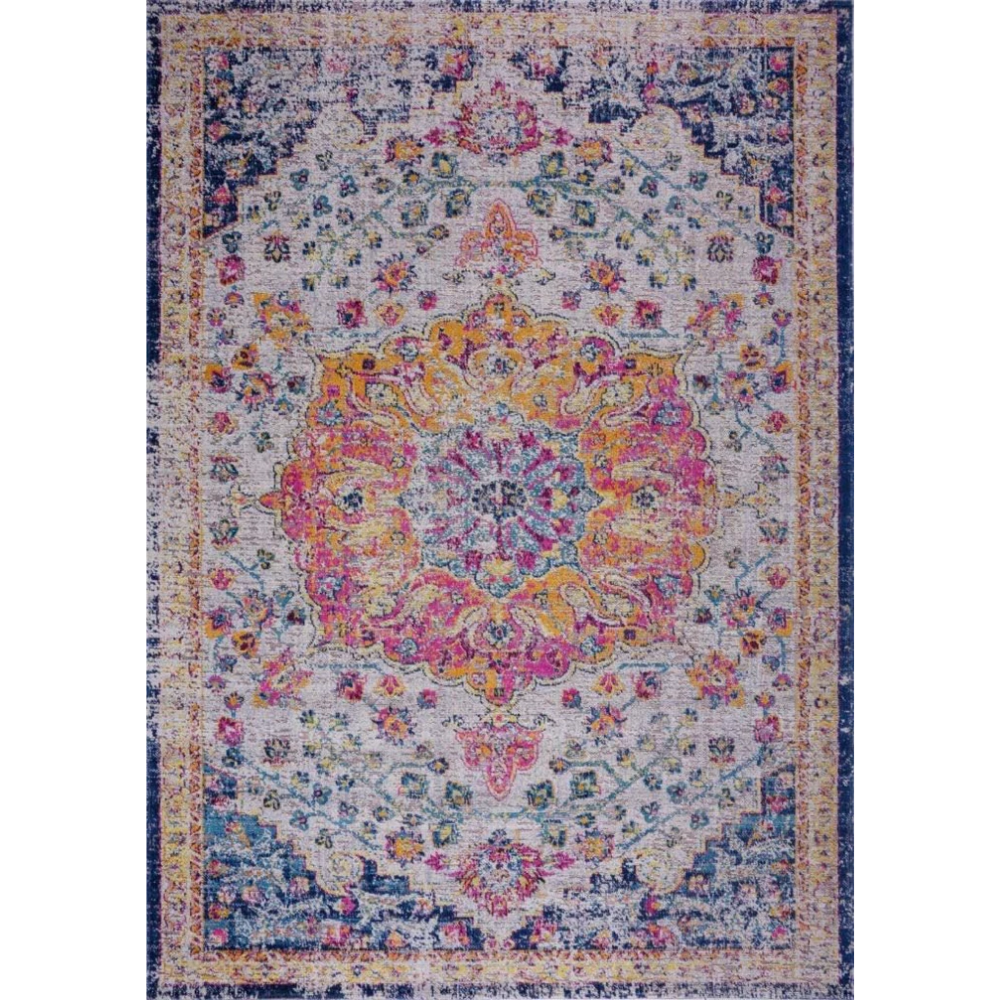Persian Rug Floral Patterned Traditional Multicolor Area Rug