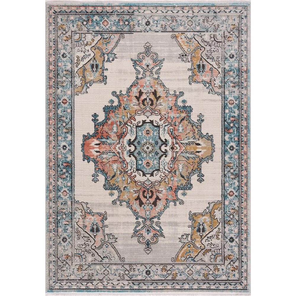 Persian Rug Traditional Patterned Multicolor Area Rug