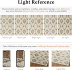 Area Rug 3D Boho Neutral Plush Pile