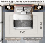Crescent Cream Washable Rug - Rugsco.ca