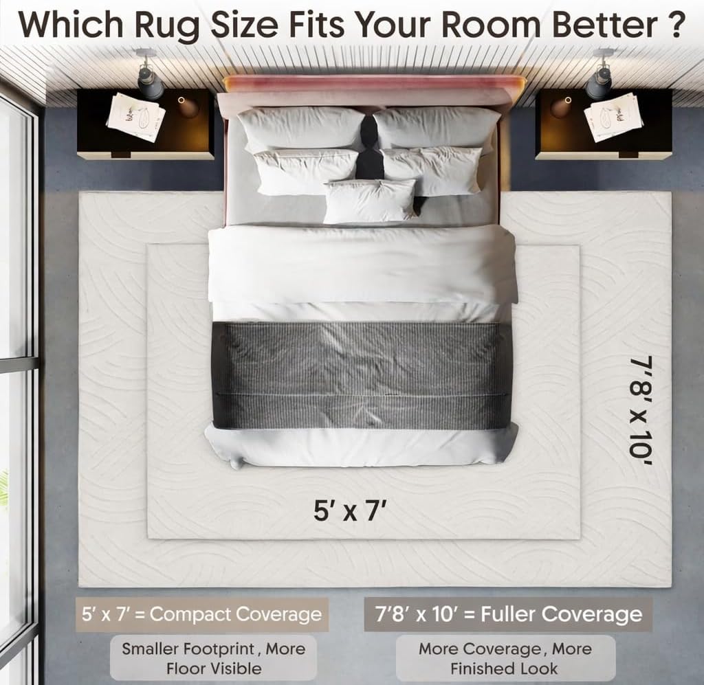 Crescent Cream Washable Rug - Rugsco.ca