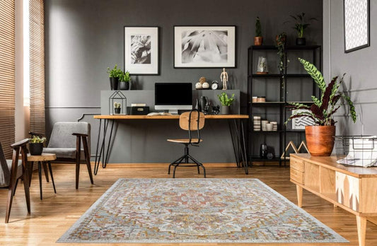 Turkish Rug Traditional Patterned Multicolor  Area Rug Carpet