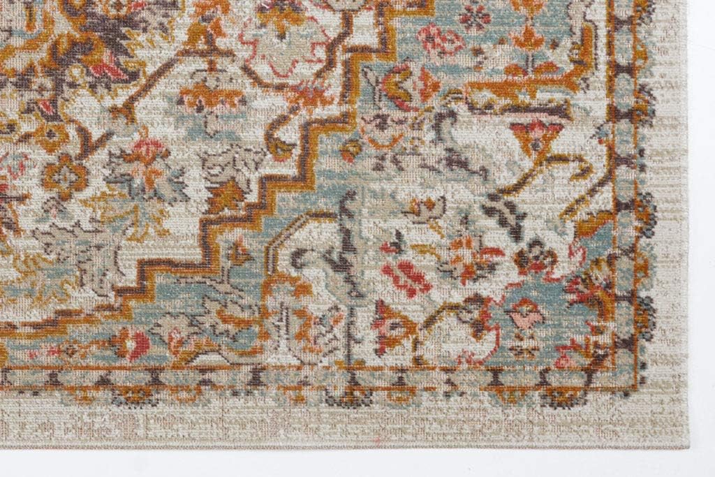 Turkish Rug Traditional Patterned Multicolor  Area Rug Carpet