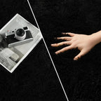 Area Rug Black Shag
