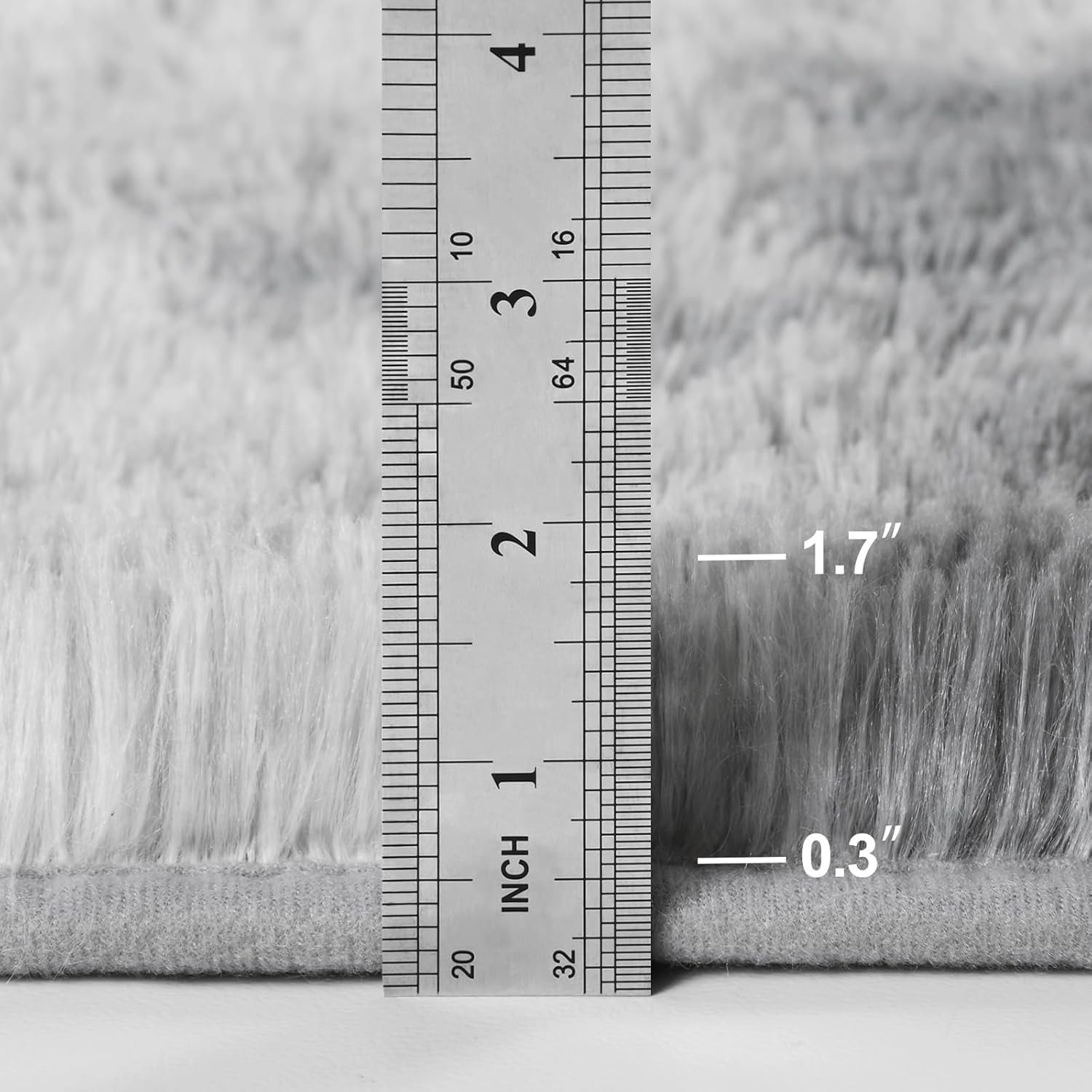 Cloud Shag Rug Grey, Fluffy Super Super Soft Area Rug - rgc001