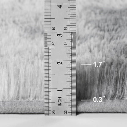 Cloud Shag Rug Grey, Fluffy Super Super Soft Area Rug - rgc001
