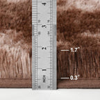 Cloud Brown Shag Rug, Modern Soft Area Rug - rgc005