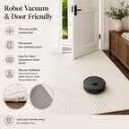 Velvet Crescent Cream Washable Rug - Rugsco.ca