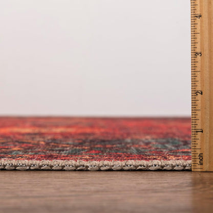 Turkish Rug Red Living Room  Kitchen and Bedroom