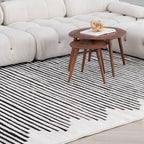 Boho Rug 4x6 High Quality Black and White Area Rug