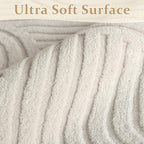 Beige Arch Washable Rug - Rugsco.ca