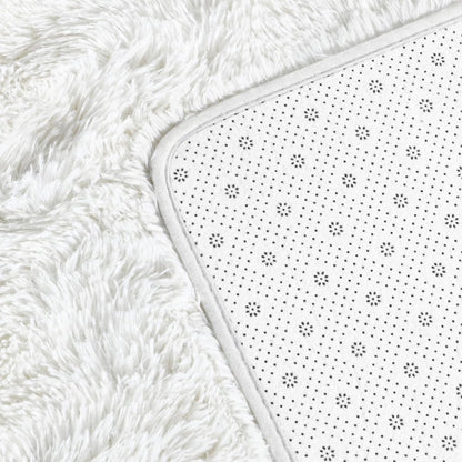 White Shag Rug, Fluffy Cozy  and Soft Area Rug - rgc003