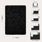 Rugsco Shag Rug Selection, Fluffy, Cozy & Machine Washable - rgc003