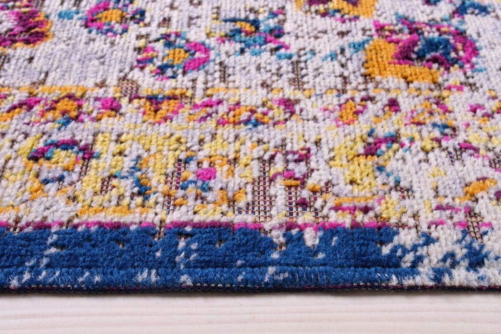 Persian Rug Floral Patterned Traditional Multicolor  Area Rug