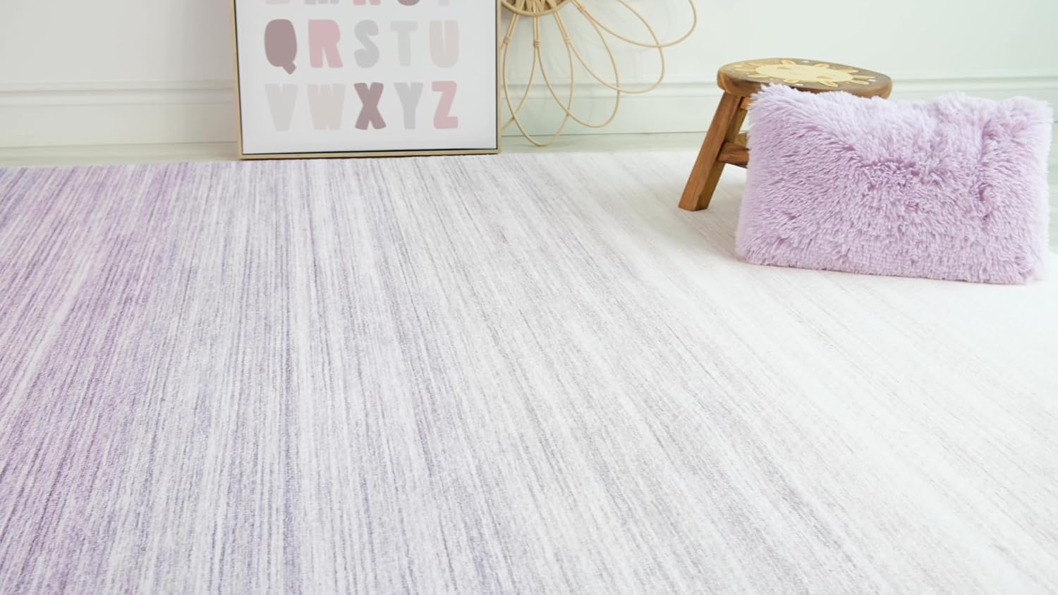 Modern Purple Rug Modern  Living Room Kitchen and Bedroom
